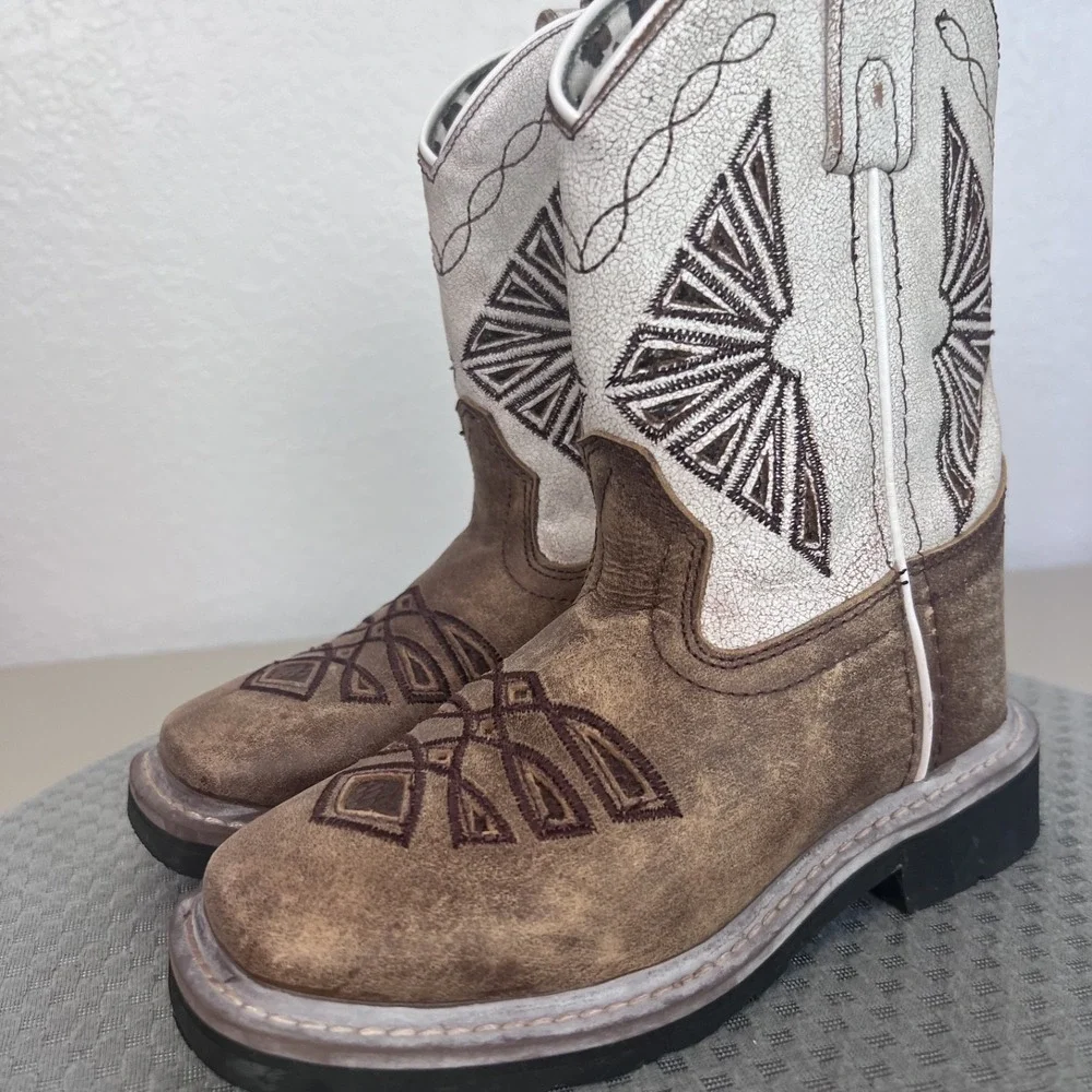 Dan Post Kids Lil Kite Days Western Boots Youth 12 D Cowboy Ranch Outdoor